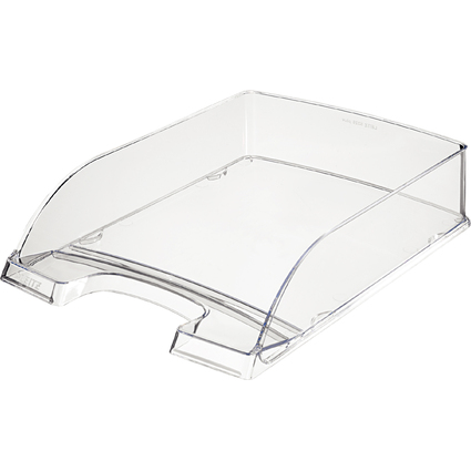 LEITZ Briefablage Transparent Plus, DIN A4, glasklar