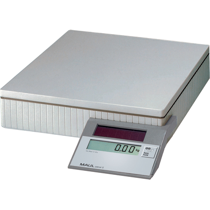 MAULparcel S Solar Paketwaage, Tragkraft: 50 kg, Farbe: grau