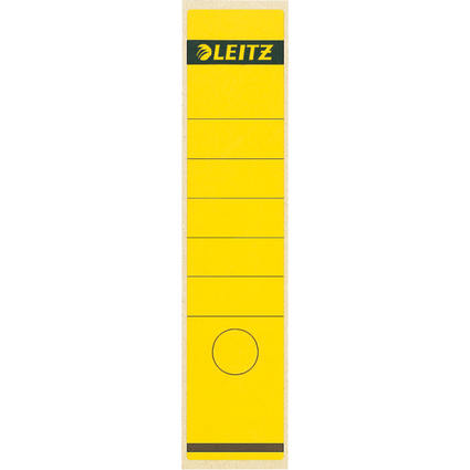 LEITZ Ordnerrcken-Etikett, 61 x 285 mm, lang, breit, gelb