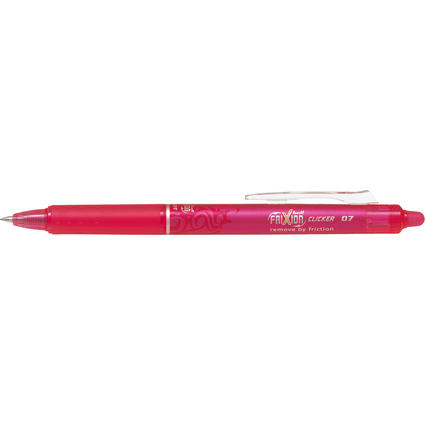 PILOT Tintenroller FRIXION BALL CLICKER 07, pink