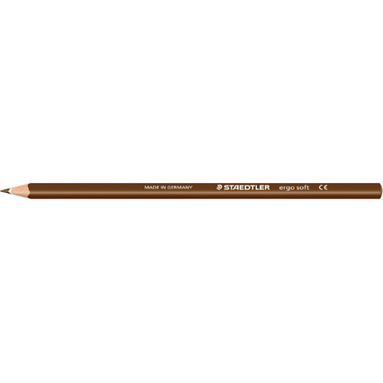 STAEDTLER Dreikant-Buntstift ergosoft, van-Dyke-braun