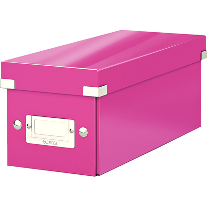 LEITZ CD-Ablagebox Click & Store WOW, pink