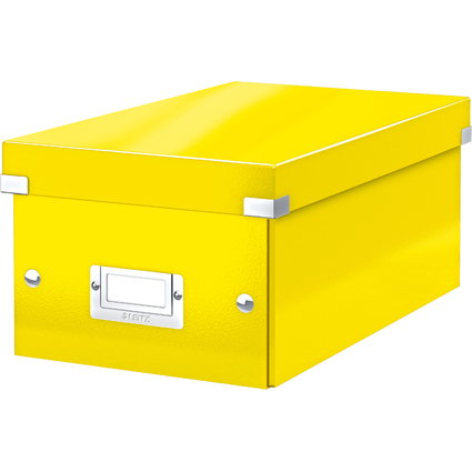 LEITZ DVD-Ablagebox Click & Store WOW, gelb
