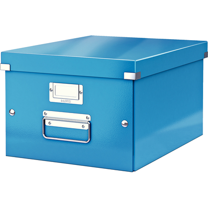 LEITZ Ablagebox Click & Store WOW, DIN A4, blau