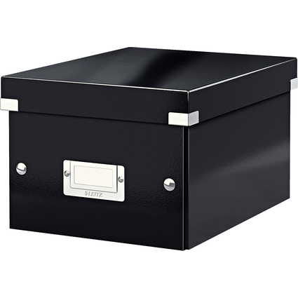 LEITZ Ablagebox Click & Store WOW, DIN A5, schwarz