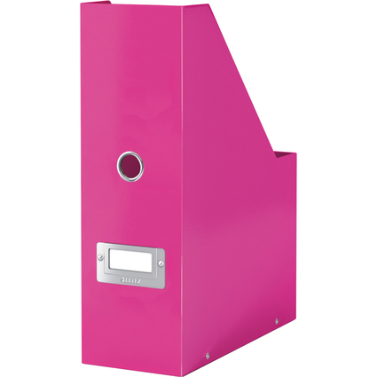 LEITZ Stehsammler Click & Store WOW, A4, Hartpappe, pink