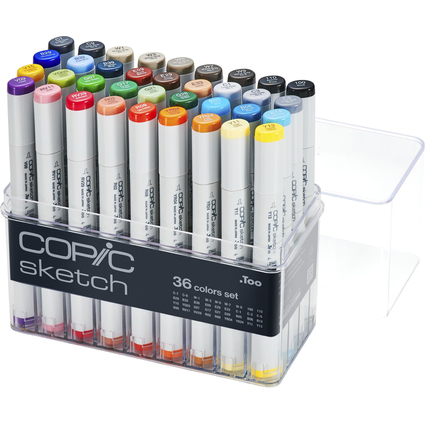 COPIC Marker sketch, 36er Set "Basis"