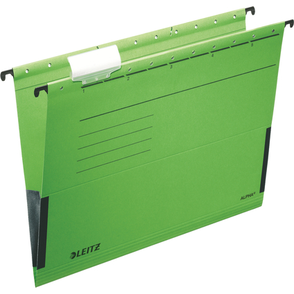 LEITZ ALPHA Hngetasche, A4, mit Frschen, grn
