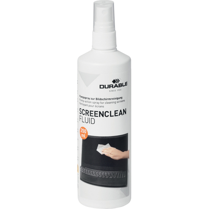 DURABLE Bildschirmreiniger SCREENCLEAN FLUID, 250 ml