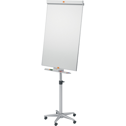 nobo Flipchart Mobil Stahl Nano Clean, magnethaftend, wei