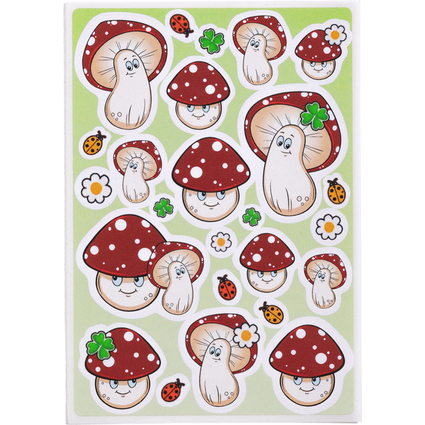 HERMA Sticker DECOR Glckspilze