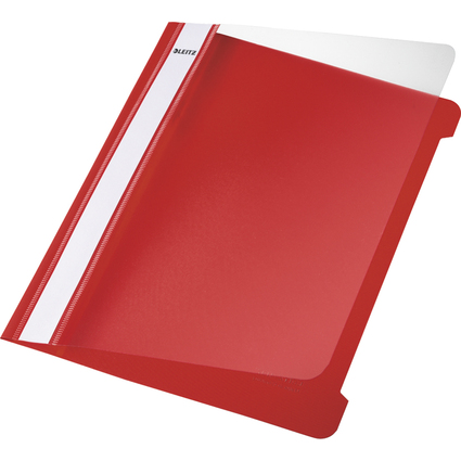 LEITZ Schnellhefter Standard, DIN A5, PVC, rot
