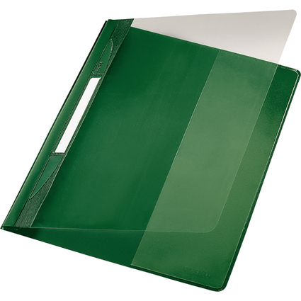 LEITZ Schnellhefter Exquisit, DIN A4 berbreite, PVC, grn