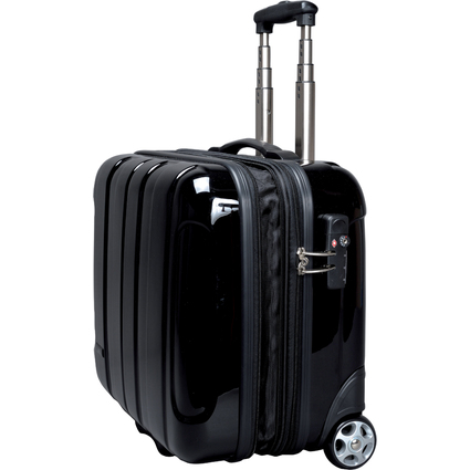 JSA Reisetrolley Business Trolley Overnight, schwarz