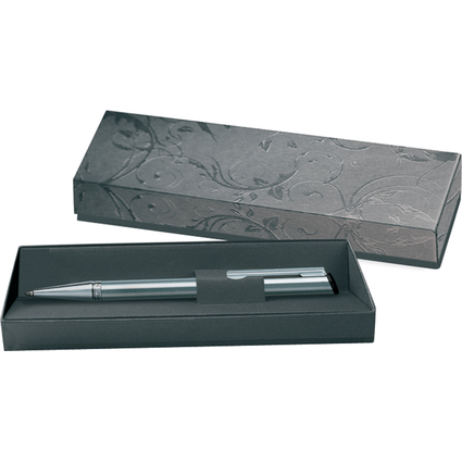 Heri Stempel-Kugelschreiber 6221, silber / schwarz