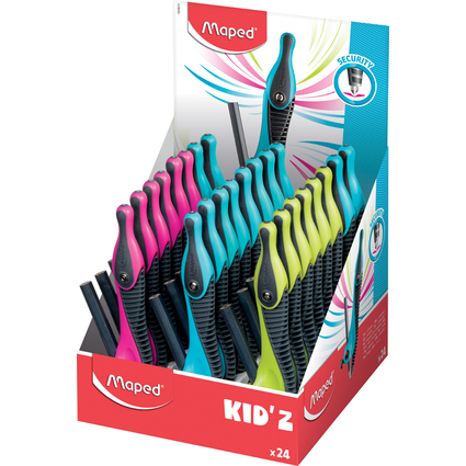 Maped Zirkel Kid'z mit Adapterring, 24er Display