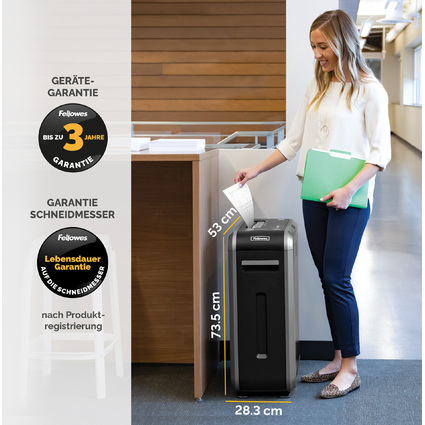 Fellowes Aktenvernichter Powershred 125i, Streifen 5,8 mm