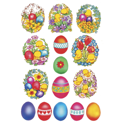HERMA Oster-Sticker CLASSIC "Blumen & Kken"