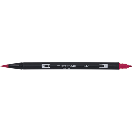 Tombow Doppelfasermaler "ABT DUAL BRUSH PEN", crimson