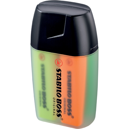 STABILO Textmarker BOSS ORIGINAL, 4er BIG BOSS Box