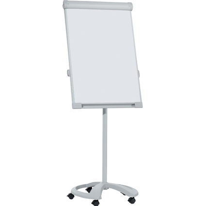 FRANKEN Flipchart PRO Deluxe Mobil, 670 x 950 mm, hellgrau
