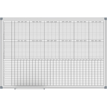 MAUL Monats-/Jahresplaner MAULstandard, (B)900 x (T)600 mm
