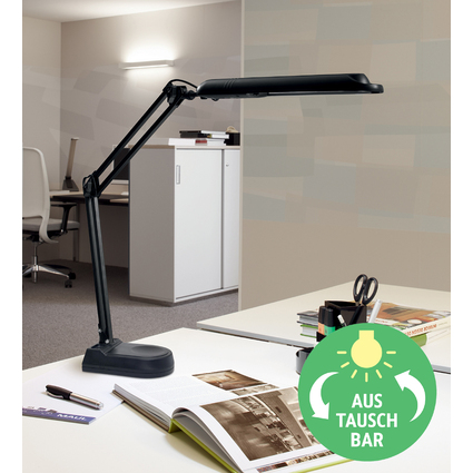 MAUL LED-Tischleuchte MAULatlantic, mit Standfu, schwarz