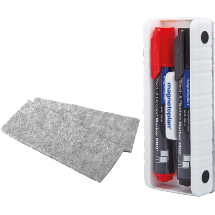 magnetoplan Magnetischer Tafellscher mit 2 Boardmarkern
