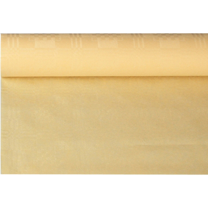 PAPSTAR Damast-Tischtuch, (B)1,2 x (L)8 m, creme