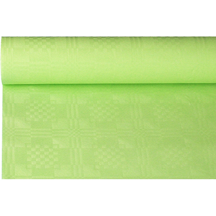 PAPSTAR Damast-Tischtuch, (B)1,2 x (L)8 m, limonengrn