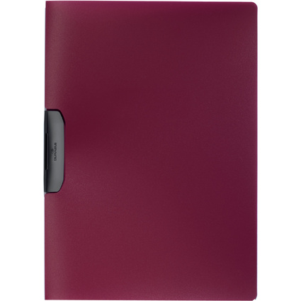 DURABLE Klemmhefter DURASWING, DIN A4, dunkelrot
