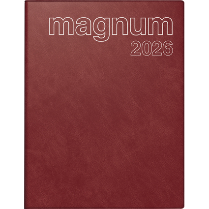 rido id Buchkalender "magnum Catana", 2026, weinrot