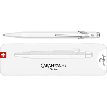 CARAN D'ACHE Druckkugelschreiber 849 Fluo Line, wei