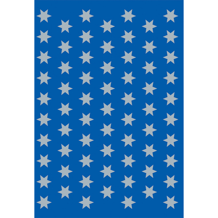 HERMA Weihnachts-Sticker DECOR "Sterne", 8 mm, silber