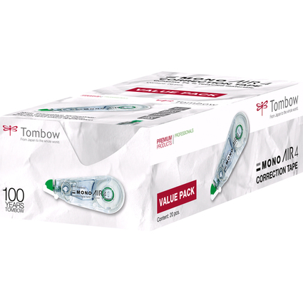 Tombow Korrekturroller "MONO air 4", 20er Display