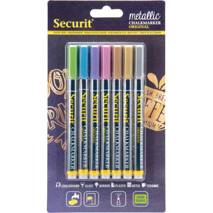 Securit Kreidemarker ORIGINAL SMALL, 7er Set