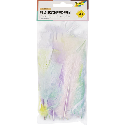 folia Flauschfedern, 10 g, Pastellfarben