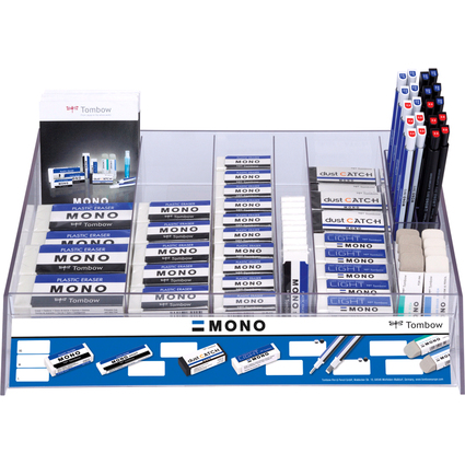 Tombow Radierer "MONO", sortiert, 98er Display