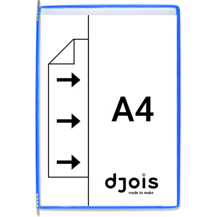 djois by tarifold Drehzapfentafel, DIN A4, blau