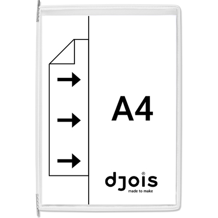 djois by tarifold Drehzapfentafel, DIN A4, wei