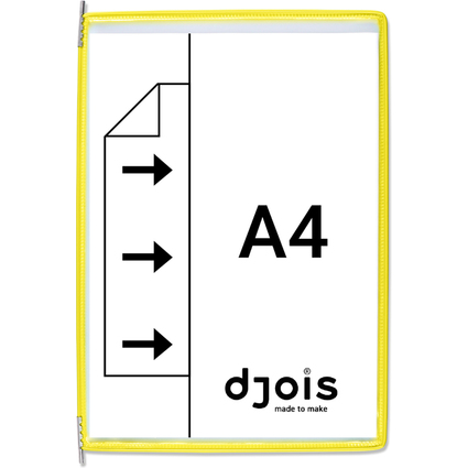 djois by tarifold Drehzapfentafel, DIN A4, gelb