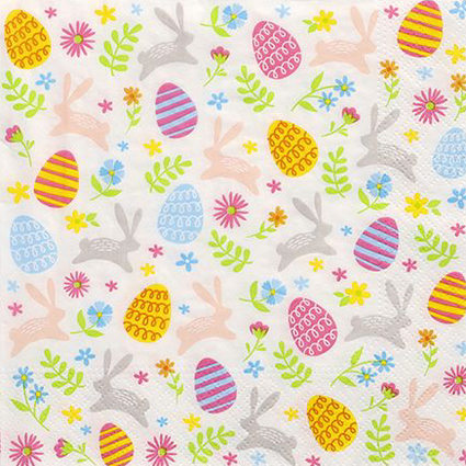 PAPSTAR Oster-Motivservietten "Happy Easter"