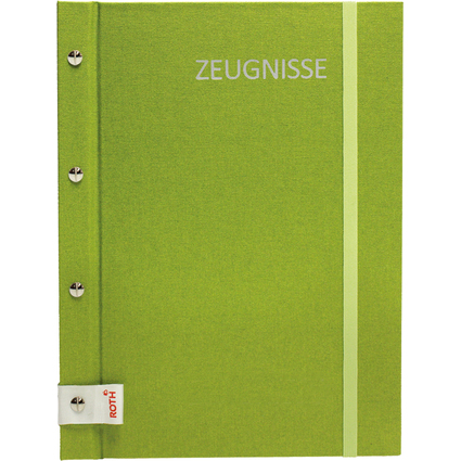 ROTH Zeugnismappe Metallium mit Buchschrauben, grn