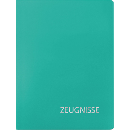 ROTH Zeugnismappe Basic, aus PP, DIN A4, trkis