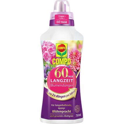 COMPO 60 Tage Langzeit Blumendnger, 750 ml