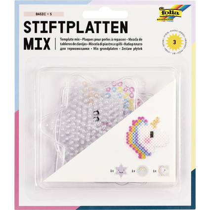 folia Bgelperlen Stiftplatten BASIC KLEIN, sortiert