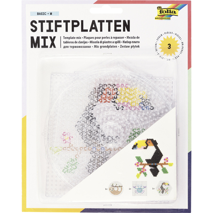 folia Bgelperlen Stiftplatten BASIC GROSS, sortiert