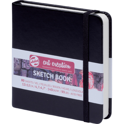 ROYAL TALENS Skizzenbuch Art Creation, 120 x 120 mm, schwarz