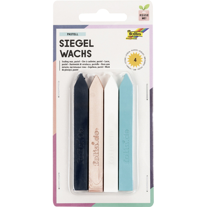 folia Siegelwachskerzen STYLE, 4er Set