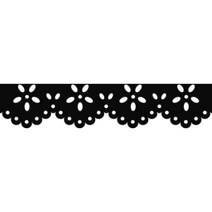 HEYDA Bordren-Motivstanzer "Blume", Farbe: lila